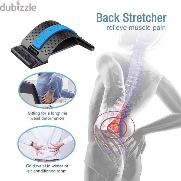 Lumbar Massage Pillow Treat Sciatica Herniated Disc And Neck Muscle Pain  ,without Electric Massage Pillow Lower Back Stretcher For Chronic Lumbar  Pain