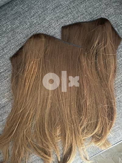 2 high quality hair extensions in excellent condition.