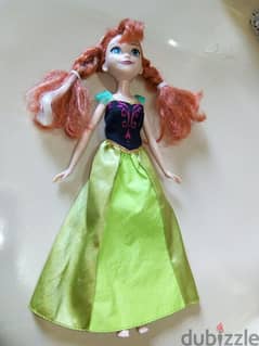 Princess ANNA -FROZEN as new Disney doll from Hasbro=15$