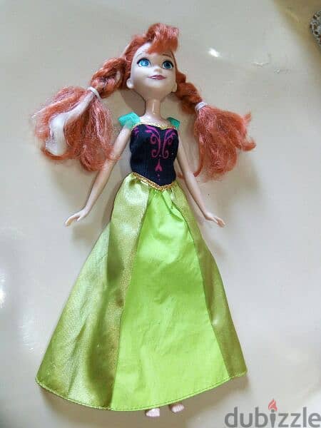 Princess ANNA -FROZEN as new Disney doll from Hasbro=15$ 0