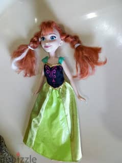 Princess ANNA -FROZEN as new Disney doll from Hasbro=15$