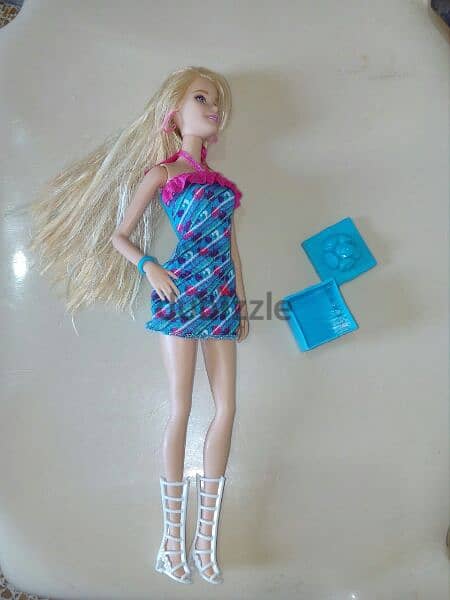 RAINBOW HAIR Barbie great doll Mattel 2015 long hair +Shoes +Box=15$ 5
