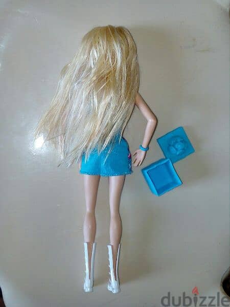 RAINBOW HAIR Barbie great doll Mattel 2015 long hair +Shoes +Box=15$ 3
