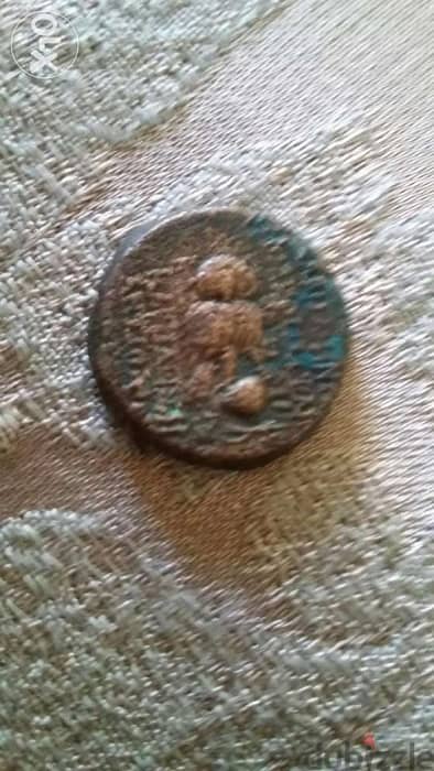 Ancient Coin OWL Cleaopatra Thea & Antiochus VIII Seleucid year 121 BC 1