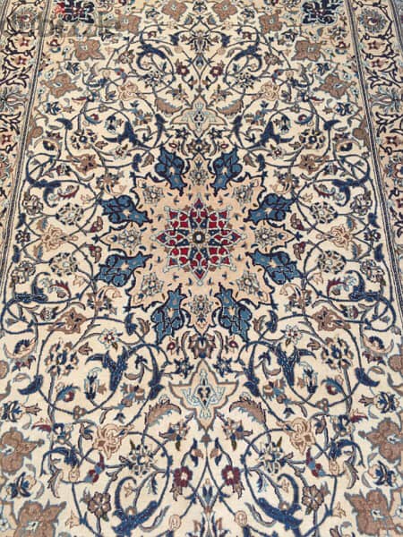 سجاد عجمي . شغل يدوي صوف  نايين 250/160. Persian Carpet. Hand made 1