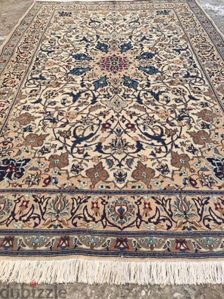سجاد عجمي . شغل يدوي صوف  نايين 250/160. Persian Carpet. Hand made 2