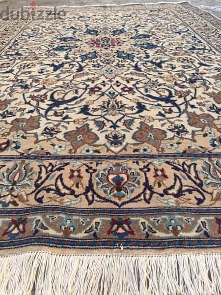 سجاد عجمي . شغل يدوي صوف  نايين 250/160. Persian Carpet. Hand made 3