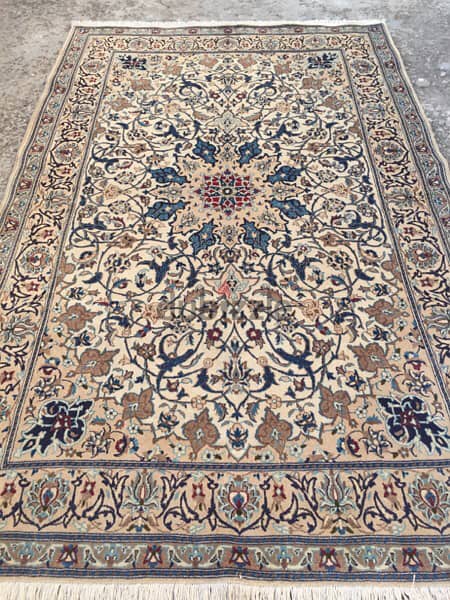 سجاد عجمي . شغل يدوي صوف  نايين 250/160. Persian Carpet. Hand made 4