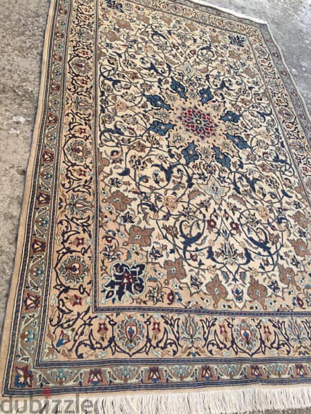 سجاد عجمي . شغل يدوي صوف  نايين 250/160. Persian Carpet. Hand made 5