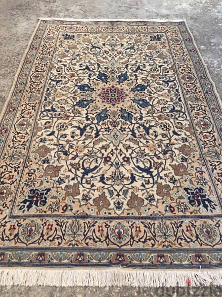 سجاد عجمي . شغل يدوي صوف  نايين 250/160. Persian Carpet. Hand made 0