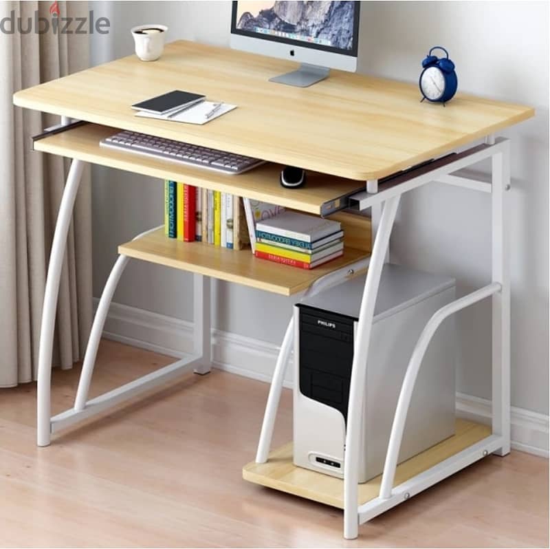 Modern Computer Desk Metal 70x40x71cm 2