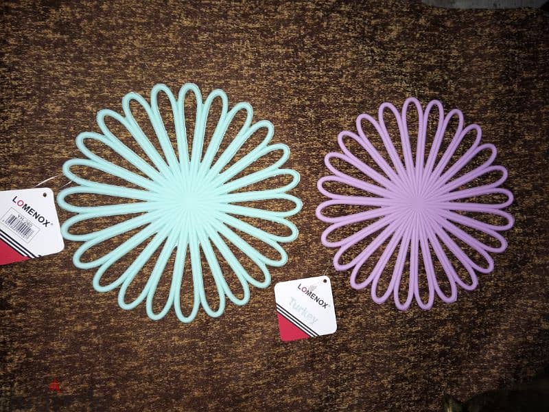 original Lomenox big size silicone coasters 4