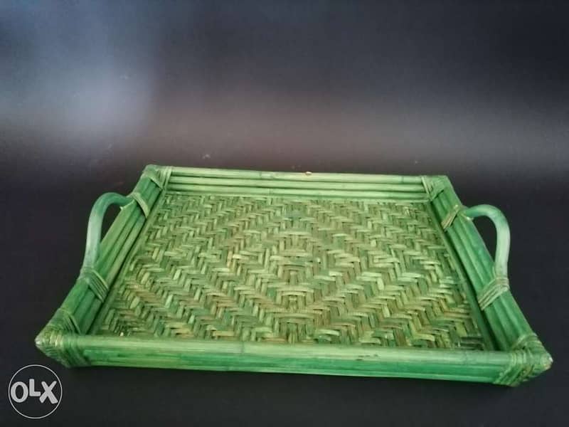 Bamboo tray set of 3 2