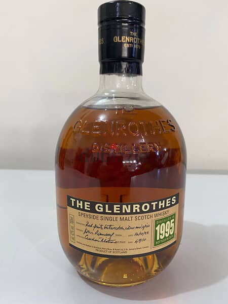 rare antique bottle 1995 glenrothes limited 0