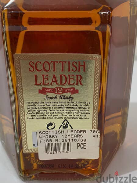 rare antique bottle of scotich leader 2