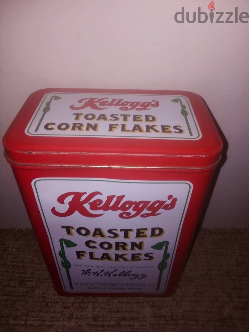 Vintage Kellogg's collectible tin box 3