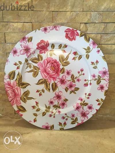 Plateau rond en melamine