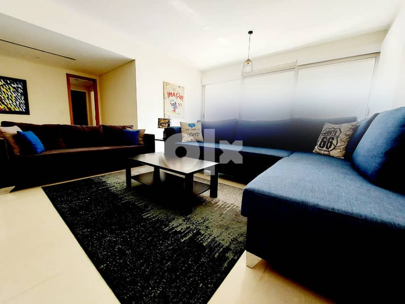 RA21-441 Furnished Apt for rent in Ain Mrayseh,177 m2,$1,500 cash 1