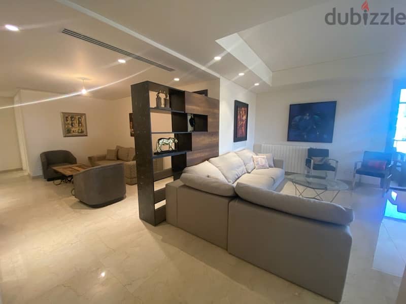 4 bedrooms furnished apartment for rent waterfront dbaye maten 8