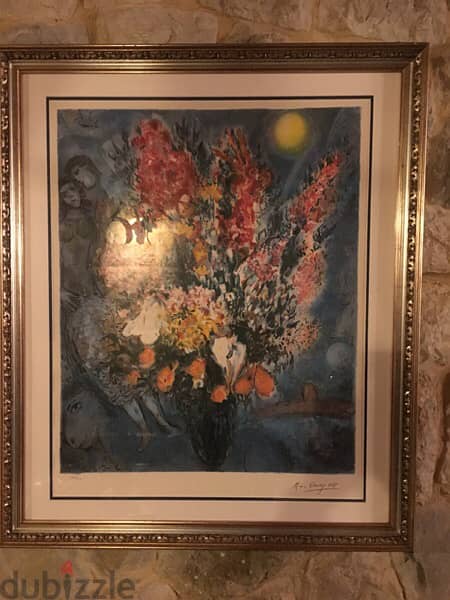 Marc Chagall the bouquet 2