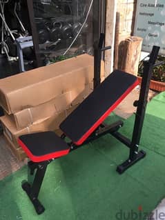 adjustable bench and rack foldable new heavy duty very good quality