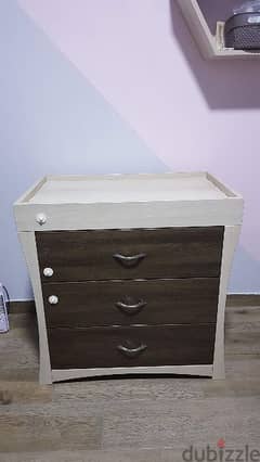 changing table with drawer
