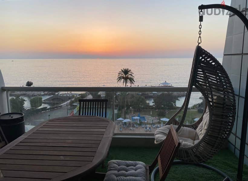 A 85 m2 chalet  with an amazing  sea view / pool  for sale in Jounieh 1