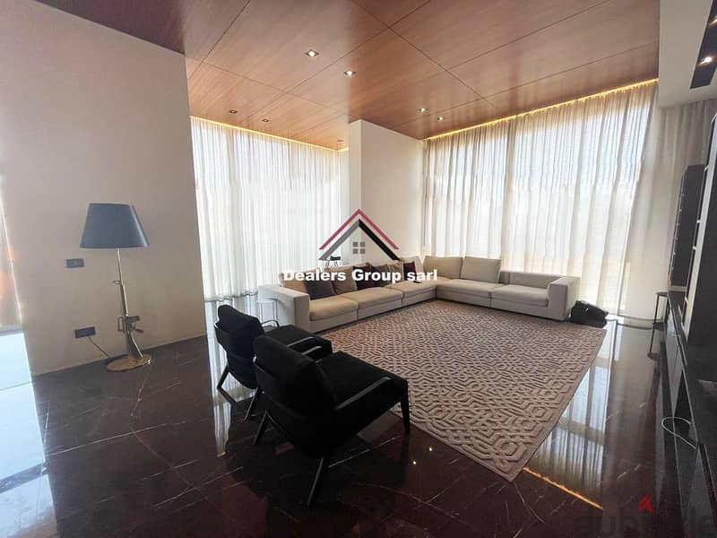 City Outside. Tranquility Inside this Modern Flat at Achrafieh 1