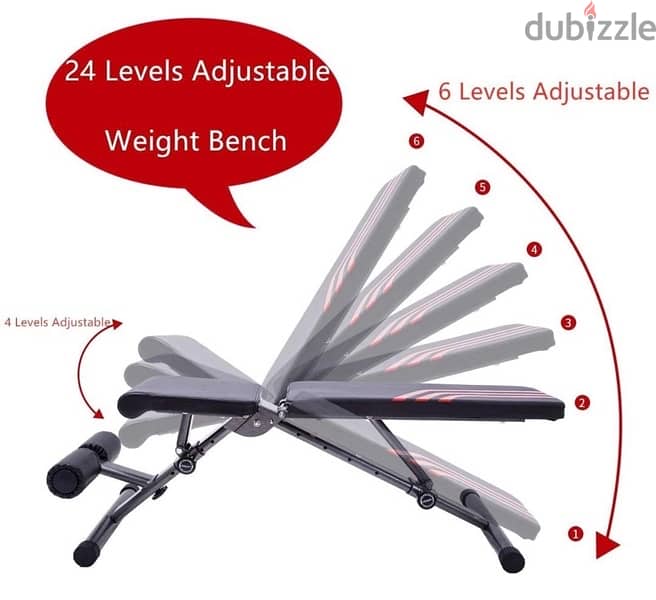 bundle set of adjustable dumbbells 24kg, bench,6 puzzle mat 6