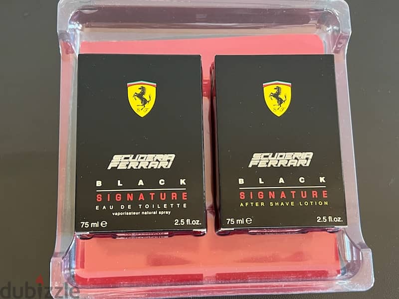 Ferrari Black Signature Perfume Package - Brand New In Box 1
