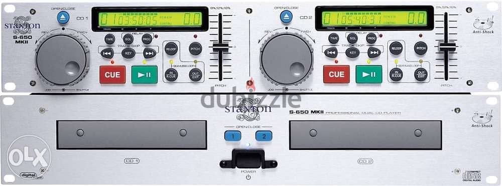 Stanton Twin CD with controller 650mk2 1