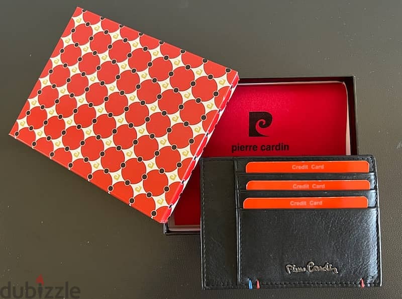 Pierre Cardin Black Cardholder - Brand New - In Box 2