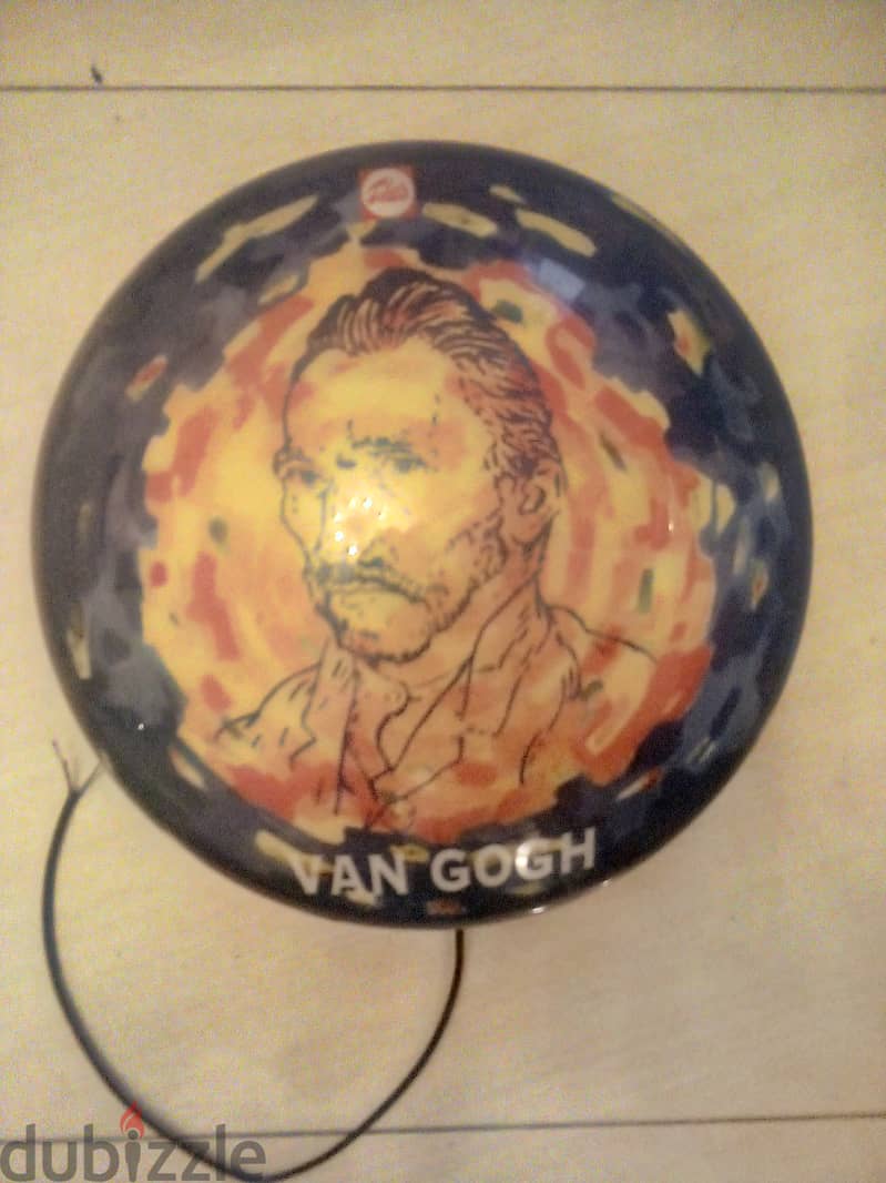 Van Gogh illuminating wall globe 2
