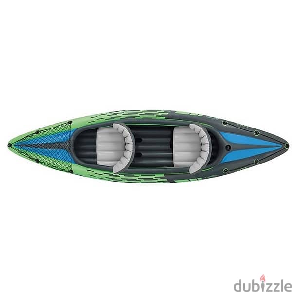 intex challenger k2 inflatable canoe set 3