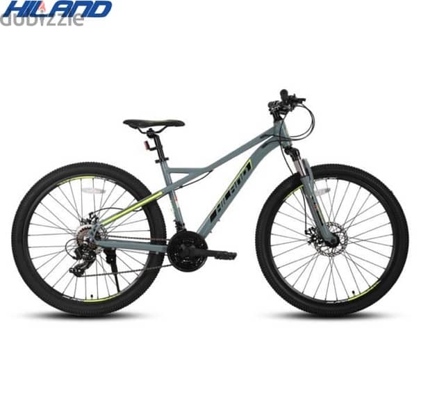 Hiland Hippel 26 Inch 16”Seat Tube Length Mountain Bike Grey 0