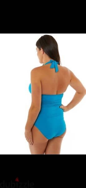 swimsuit one piece halter neck xL to 4xL. only blue 2
