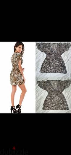 shirt cardigan leopard print chiffon s to xxL. sequins v neck 0