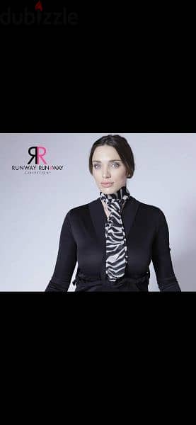 zebra scarf multiuses 15*160cm 100% silk 2