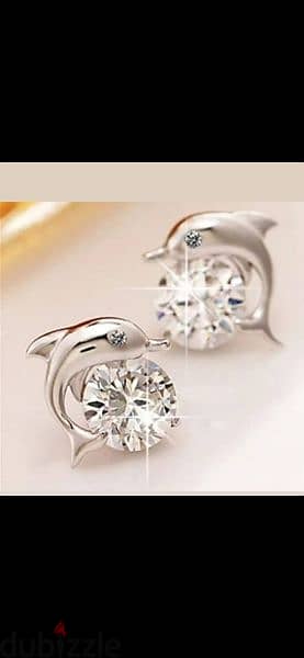 earrings Daulphin earrings with strass high quality 3