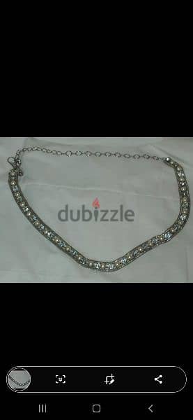 belt silver ma3 loulou w strass bilabes s to xl 2