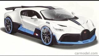 Bugatti Divo diecast car model 1:24.