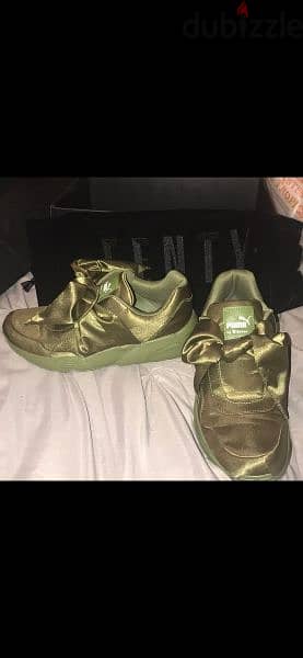 shoes puma fenty pink / green size 38.39. 40 original bag available 4