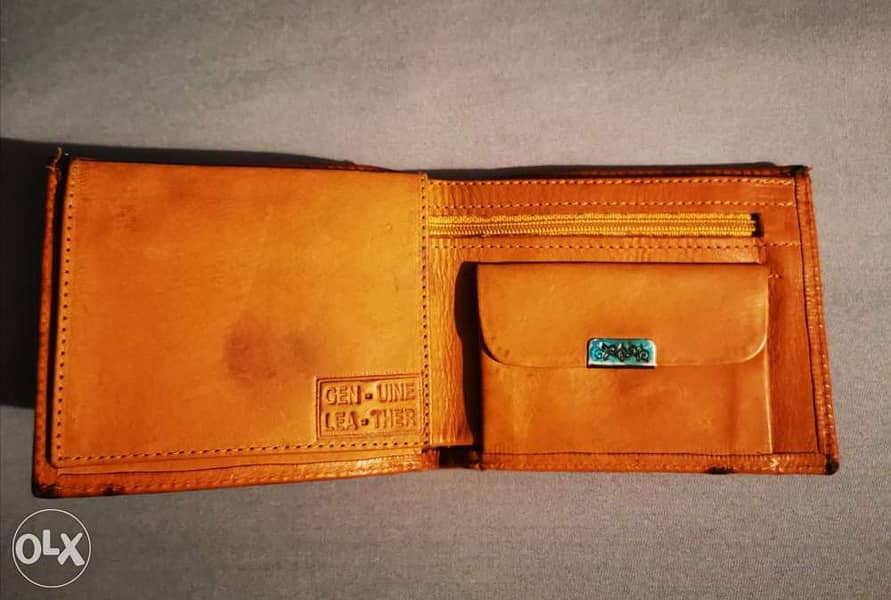 Genuine leather vintage wallet 2