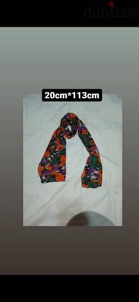 scarf chiffon sizes are on photos 3=10$ 4