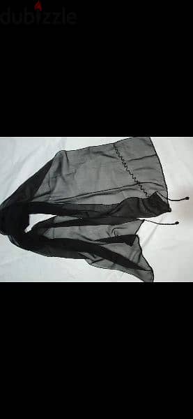 black mousline scarf fi seda 50cm* 170cm. w fi ma3 kharaz 45*200cm 9