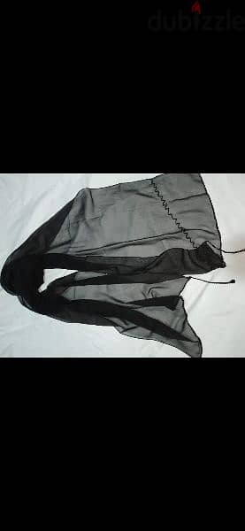 black mousline scarf fi seda 50cm* 170cm. w fi ma3 kharaz 45*200cm 11