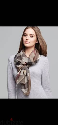 copy Burberry scarf 100%silk 180*75cm 0