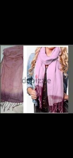 pink ombre scarf 40*170cm 0