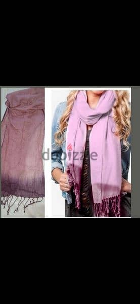 pink ombre scarf 40*170cm 1=7$ or 3= 15$