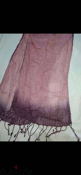 pink ombre scarf 40*170cm 3